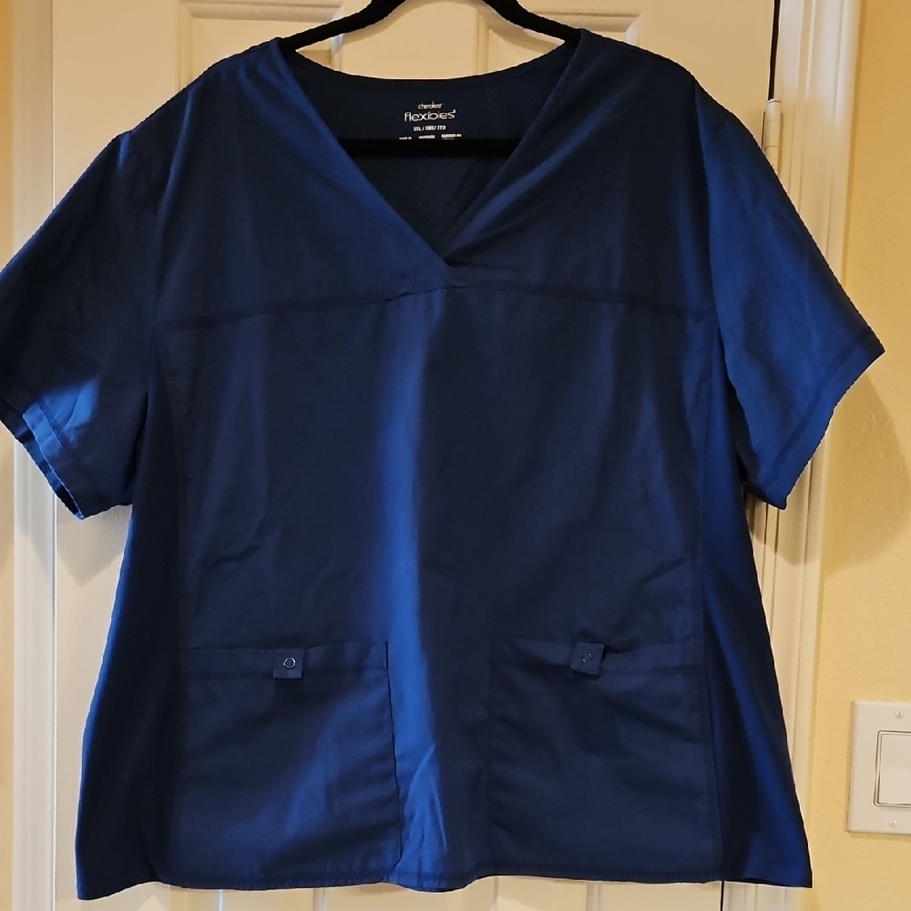 Cherokee Women's Navy V-Neck Scrub Top